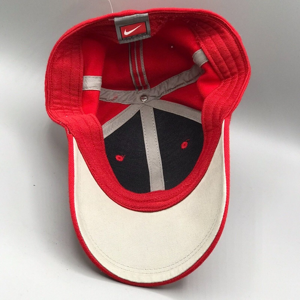NIKE Authentic Team Wear OHIO STATE Hook Loop Adjustable Ball Cap - Picture 10 of 15